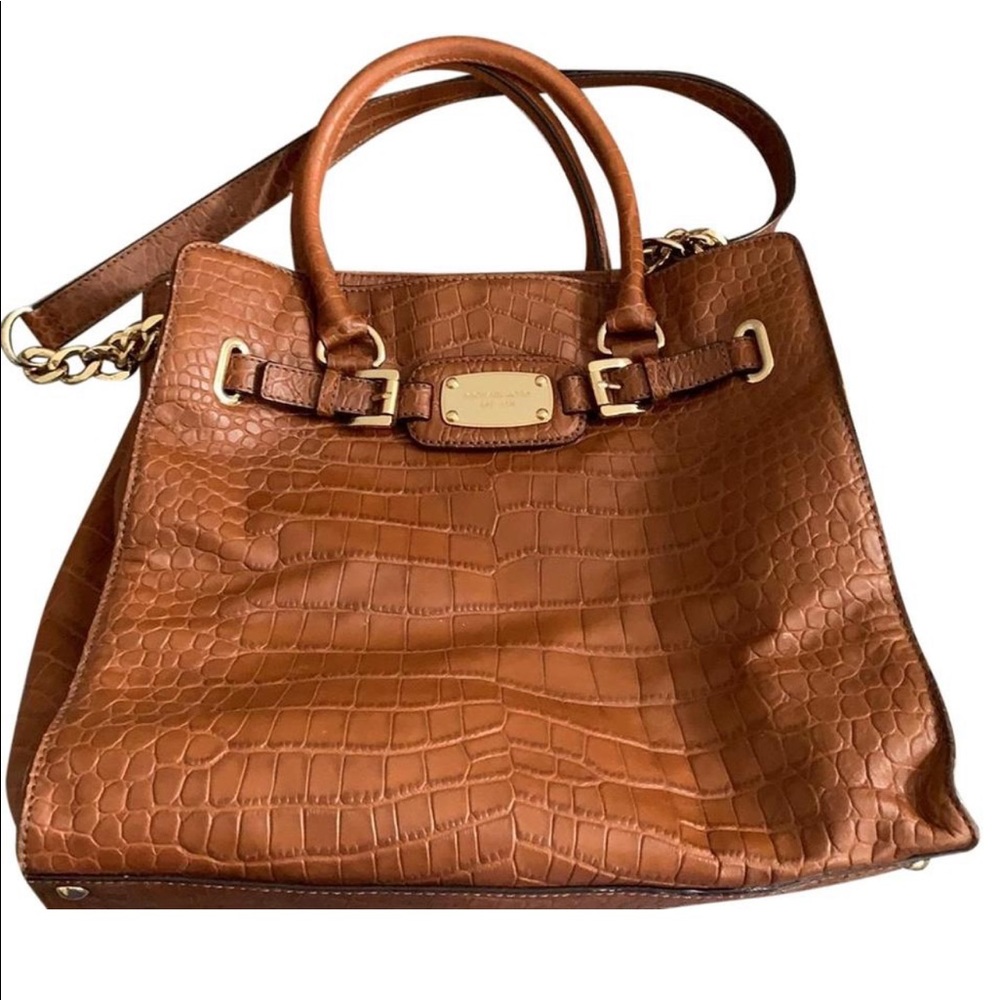 Michael Kors large bag, leather, brown *send offer